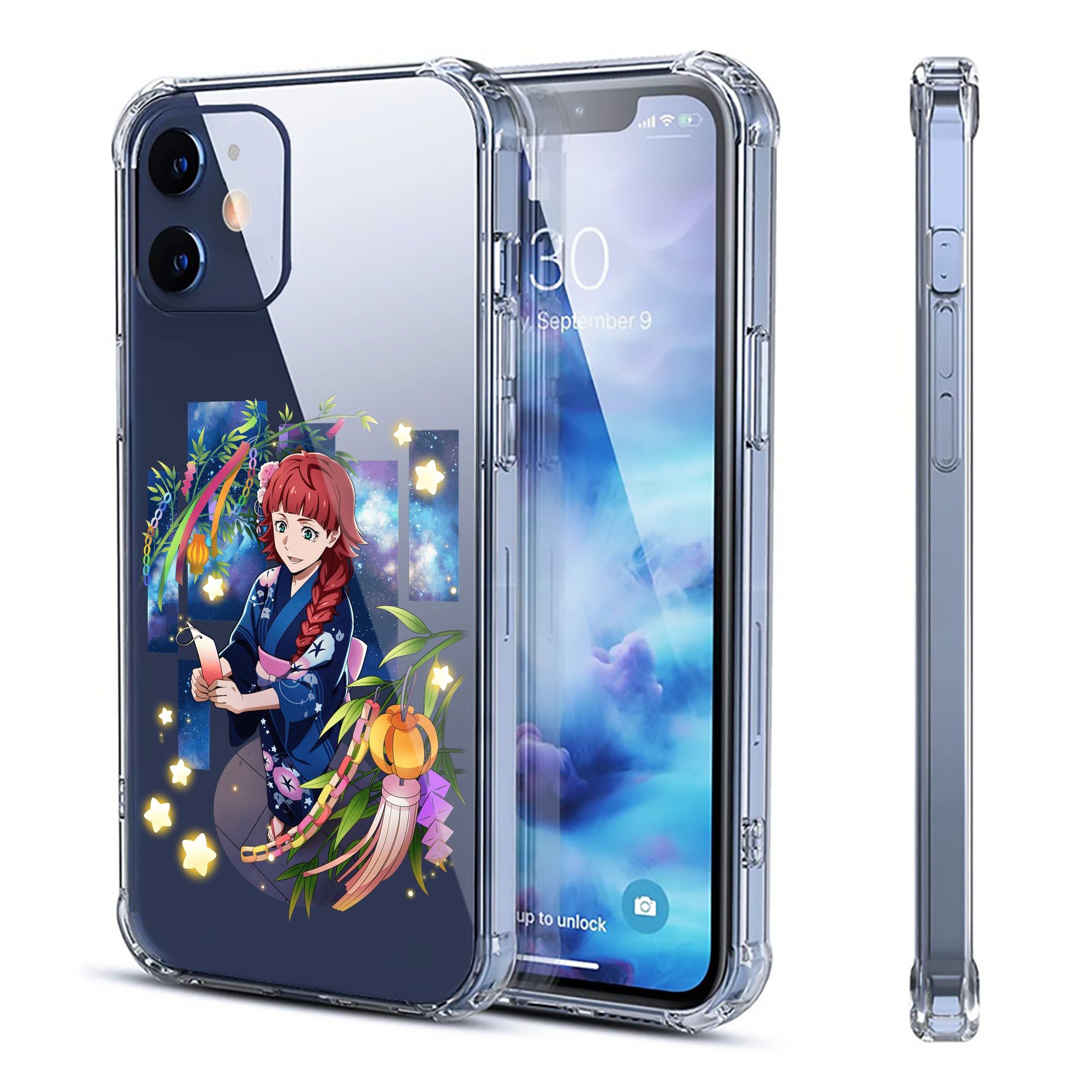 （画像用） 文豪ストレイドッグス Bungo Stray Dogs 【iPhone 12シリーズ対応】透明スマホケース（クリアソフトケース）